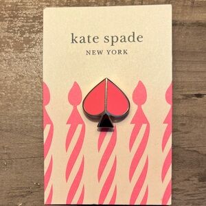 Kate Spade Pink Spade Brooch